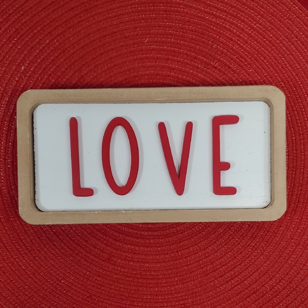 LOVE Wood Sign